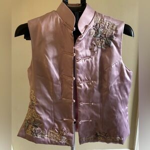 Traditional Pink Asian Vest